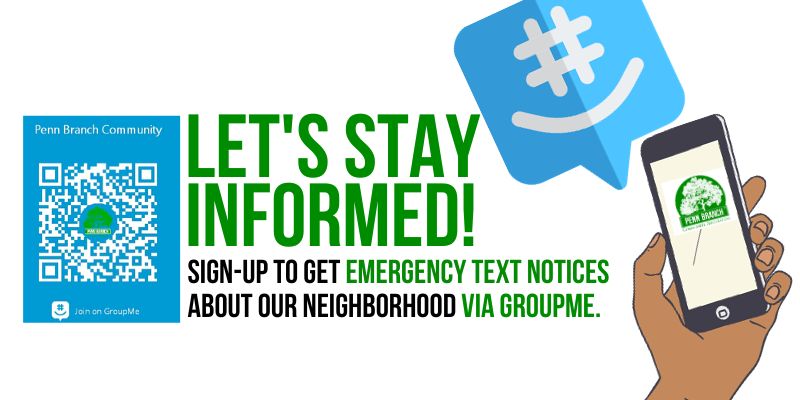 Sign Up for Penn Branch GroupME Account!