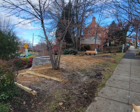 9/11 Gateway Memorial Park in Penn Branch under rennovations