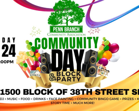 Penn Branch Community Day Will take place on Saturday, August 24 from 1-6pm